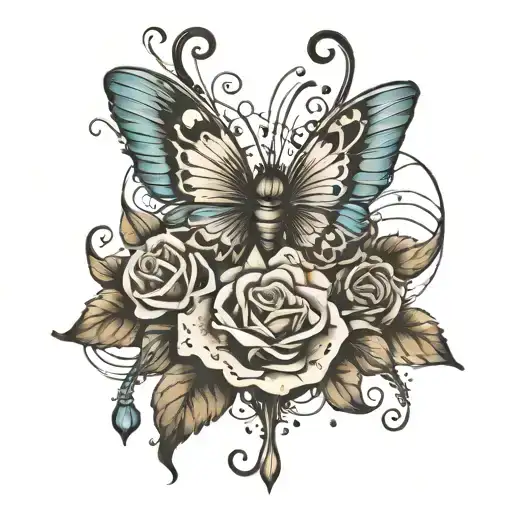 "E" and "What is, and always will be my finest creation, is you." tattoo design idea