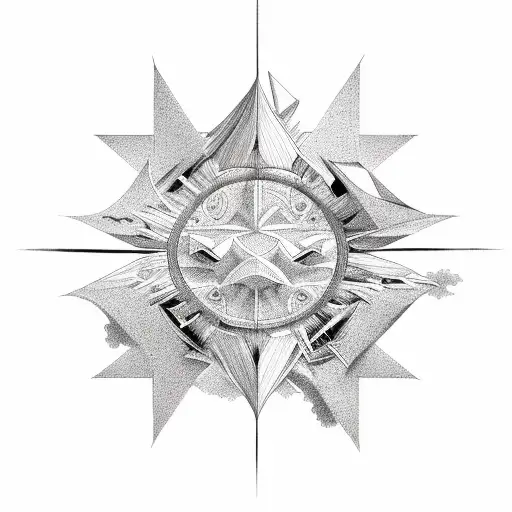 Southern cross  tattoo design idea