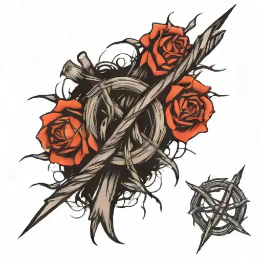 Barbed Wire tattoo design idea