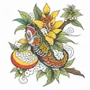 mango tattoo design idea