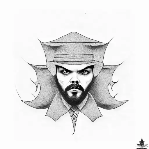 coffin joe killing an ange tattoo design idea