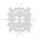 pineapple hexagons tattoo design idea