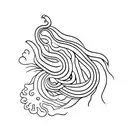 sea shell tattoo design idea