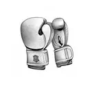 boxing gloves tattoo design idea