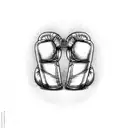 boxing gloves tattoo design idea