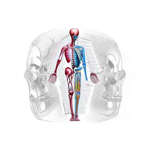 anatomy tattoo design idea