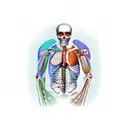 anatomy tattoo design idea