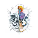 anatomy tattoo design idea