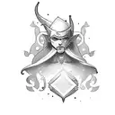 magic elf body  tattoo design idea