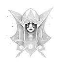 magic elf body  tattoo design idea