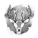 deer tattoo design idea