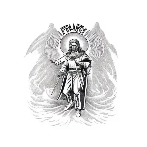 future Saint Michael tattoo design idea