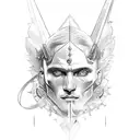 future Saint Michael tattoo design idea