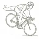 triathlon tattoo design idea