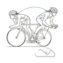triathlon tattoo design idea