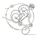 triathlon tattoo design idea