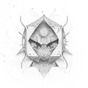 number 7 tattoo design idea