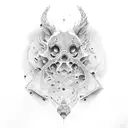 number 7 tattoo design idea