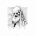 Dumbledores wand tattoo design idea