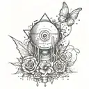 unique grunge inspired tattoo tattoo design idea