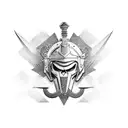 trojan tattoo design idea