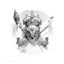 trojan tattoo design idea