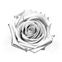 trojan roses tattoo design idea