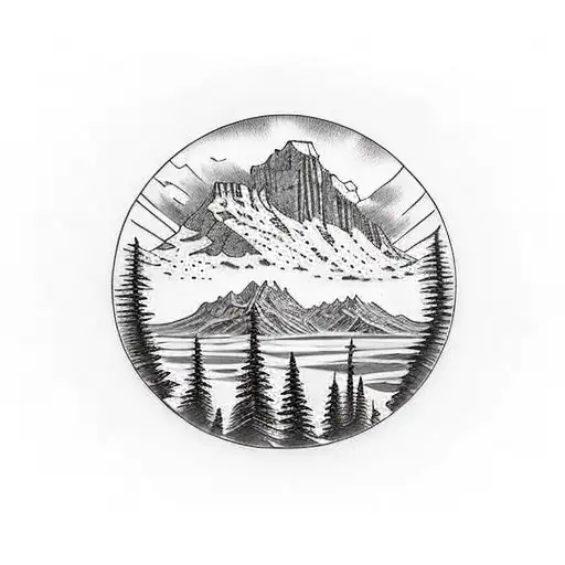 U.S. National Parks tattoo design idea