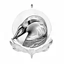 albatross tattoo design idea