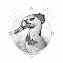 albatross tattoo design idea