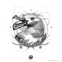 albatross tattoo design idea