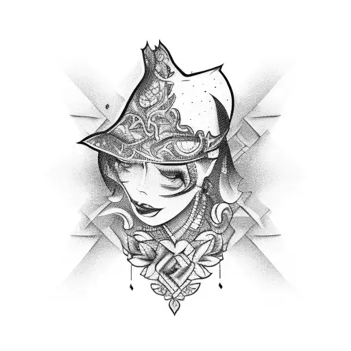wife of a rich mafia tattoo design idea