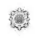 order and chaos  tattoo design idea