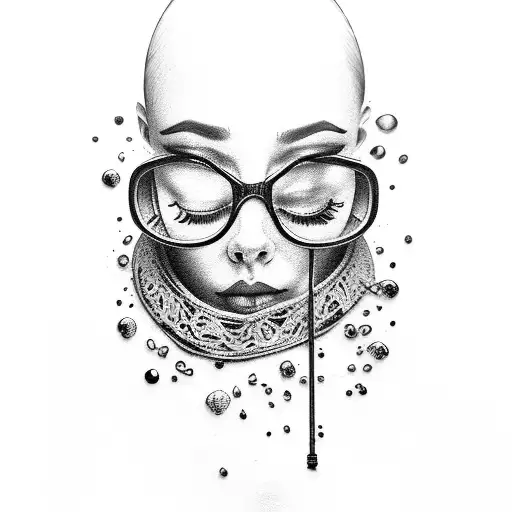 years, lover glasses of wine tattoo design idea