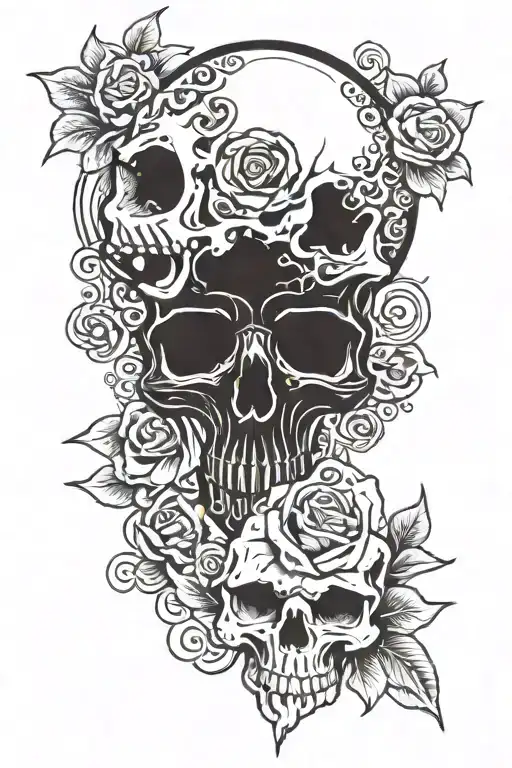 bellawood memento mori tattoo design idea