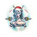 Swimming, strength, dicipline tattoo design idea