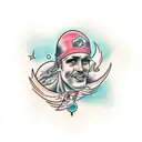 Swimming, strength, dicipline tattoo design idea