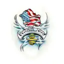 Swimming, strength, dicipline tattoo design idea