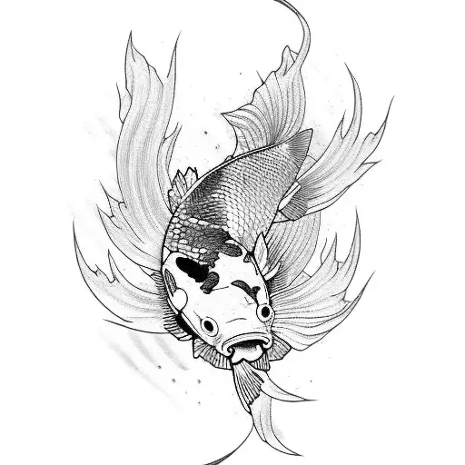 Koi Fish tattoo design idea