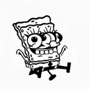 spongebob  tattoo design idea