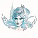 disney princess tattoo design idea