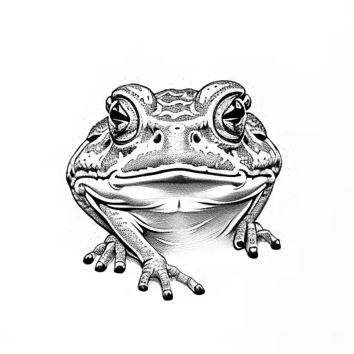 toad tattoo design idea