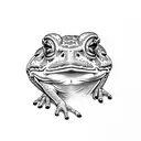 toad tattoo design idea