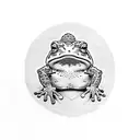 toad tattoo design idea