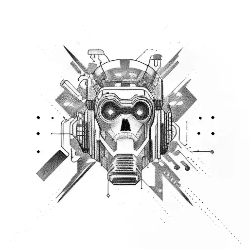 Cyberpunk Edgerunners  tattoo design idea