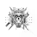 Cyberpunk Edgerunners  tattoo design idea