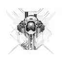 Cyberpunk Edgerunners  tattoo design idea