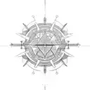 ship tattoo design idea