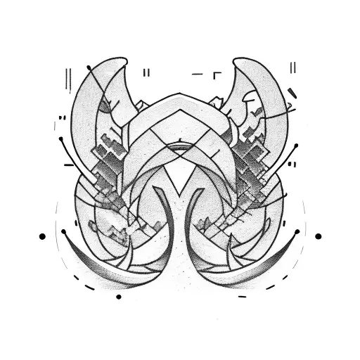 a logo for me and my friend roommate tattoo design idea