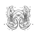 a logo for me and my friend roommate tattoo design idea